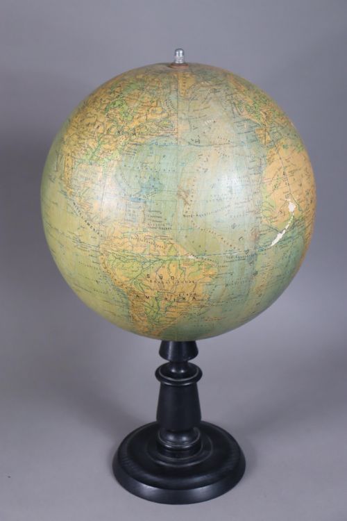 GERMAN RATHS PHYSIKALISCHER PHYSICAL DESK GLOBE DATED 1950 - ADDITIONAL PHOTO 5