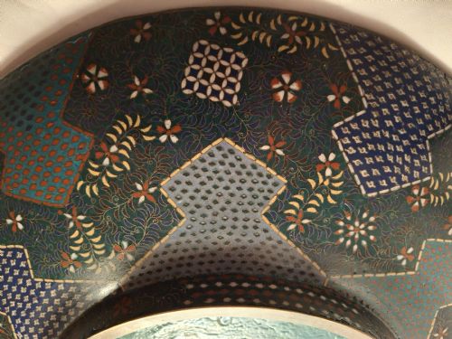 MASTERPIECE HUGE JAPANESE CLOISONNE ENAMEL DRAGON CHARGER LATE EDO PERIOD CIRCA 1860 - ADDITIONAL PHOTO 10