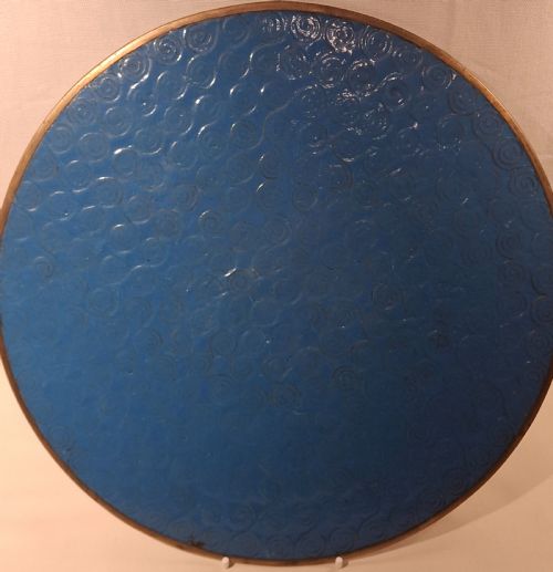 EXTREMELY FINE AND RARE JAPANESE CLOISONNE PLAQUE CIRCA 1900 - ADDITIONAL PHOTO 6