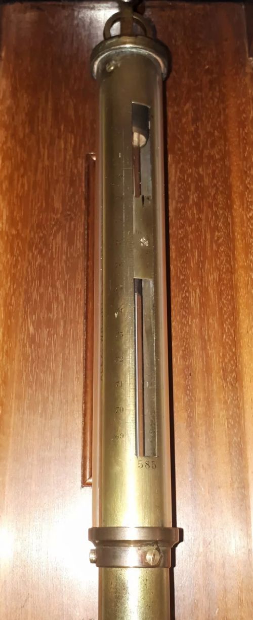 RARE ALEXANDER WRIGHT WESTMINSTER FORTIN STICK BAROMETER CIRCA 1900 - ADDITIONAL PHOTO 3