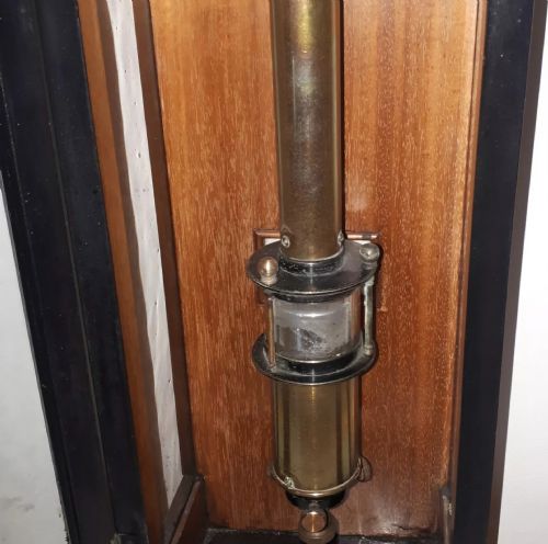 RARE ALEXANDER WRIGHT WESTMINSTER FORTIN STICK BAROMETER CIRCA 1900 - ADDITIONAL PHOTO 5