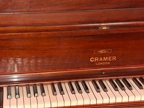 EXTREMELY RARE J B CRAMER SHIPS PIANO 1900 CELLULOSE CAPPED KEYBOARD - ADDITIONAL PHOTO 1