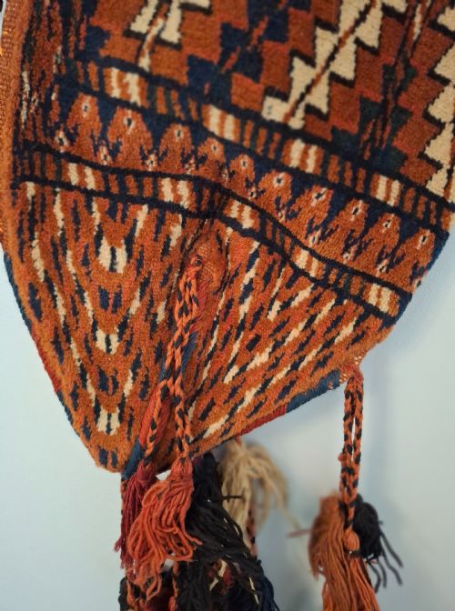 RARE TURKOMAN OKBASH TENT POLE BAG CIRCA 1890 - ADDITIONAL PHOTO 3