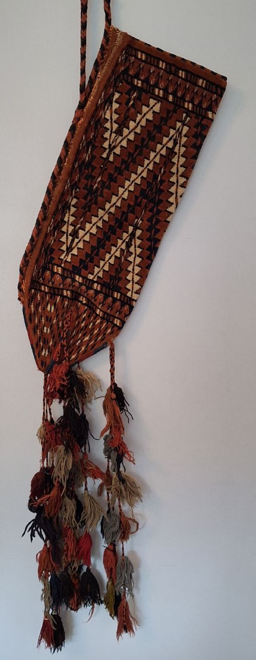 RARE TURKOMAN OKBASH TENT POLE BAG CIRCA 1890 - ADDITIONAL PHOTO 6