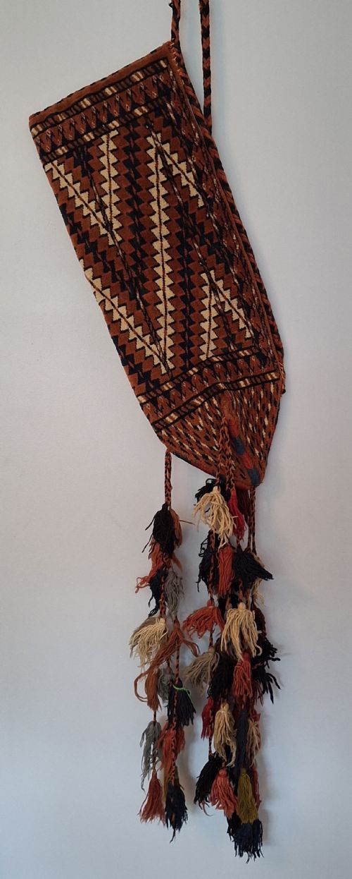 RARE TURKOMAN OKBASH TENT POLE BAG CIRCA 1890 - ADDITIONAL PHOTO 7