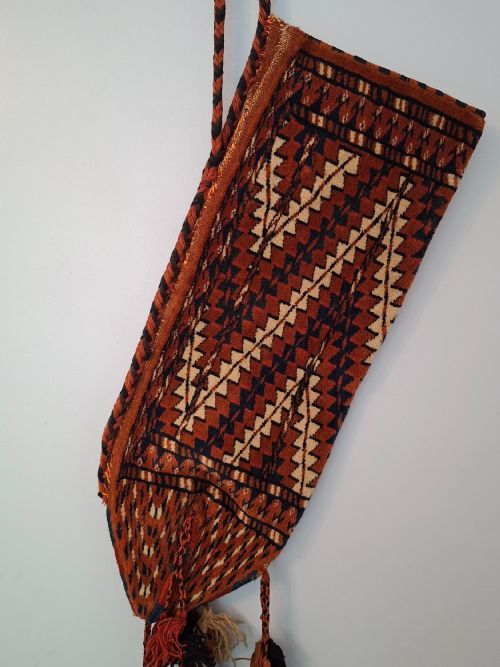 RARE TURKOMAN OKBASH TENT POLE BAG CIRCA 1890 - ADDITIONAL PHOTO 1