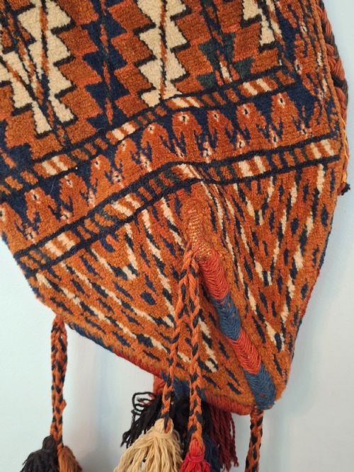 RARE TURKOMAN OKBASH TENT POLE BAG CIRCA 1890 - ADDITIONAL PHOTO 2