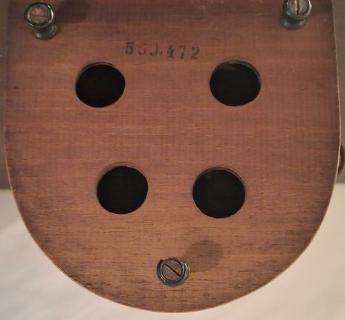 RARE METRONOME IN WALNUT COQUILLE SHELL CIRCA 1910 - ADDITIONAL PHOTO 7