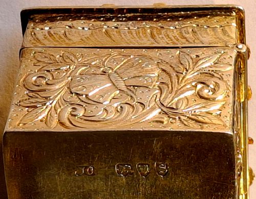 VERY FINE SILVER RENAISSANCE REVIVAL TABLE BOX WITH CAMEO GOLD AND ENAMEL APPLIQUES 1893 - ADDITIONAL PHOTO 9