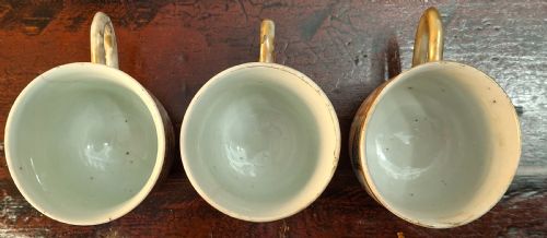 THREE FINE CHINESE EXPORT PORCELAIN CUPS QING DYNASTY QIANLONG 1736 1795 - ADDITIONAL PHOTO 16