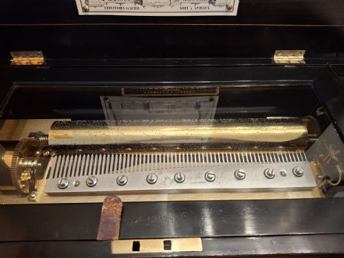 8 AIR MUSICAL BOX BY NICOLE FRERES SERIAL NUMBER 51098 CIRCA 1900 - ADDITIONAL PHOTO 2