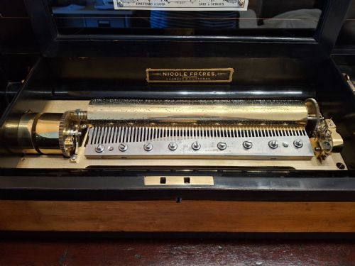 8 AIR MUSICAL BOX BY NICOLE FRERES SERIAL NUMBER 51098 CIRCA 1900 - ADDITIONAL PHOTO 3