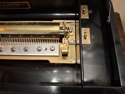 8 AIR MUSICAL BOX BY NICOLE FRERES SERIAL NUMBER 51098 CIRCA 1900 - ADDITIONAL PHOTO 4