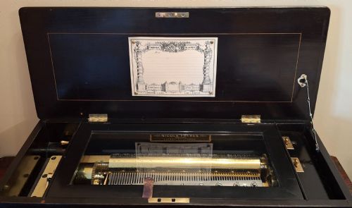 8 AIR MUSICAL BOX BY NICOLE FRERES SERIAL NUMBER 51098 CIRCA 1900 - ADDITIONAL PHOTO 13