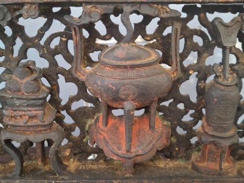 EXTREMELY FINE CHINESE CARVED WOODEN PANELS PLAQUES X5 CIRCA 1750 - ADDITIONAL PHOTO 5