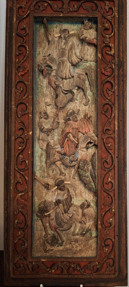CHINESE CARVED WOODEN PANELS PLAQUES X6 CIRCA 1850 - ADDITIONAL PHOTO 23