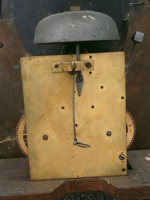RARE BRISTOL HIGH WATER LUNAR MOONPHASE 8 DAY LONGCASE CLOCK DIAL AND MOVEMENT CIRCA 1770 - ADDITIONAL PHOTO 10
