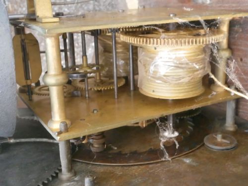 RARE BRISTOL HIGH WATER LUNAR MOONPHASE 8 DAY LONGCASE CLOCK DIAL AND MOVEMENT CIRCA 1770 - ADDITIONAL PHOTO 13