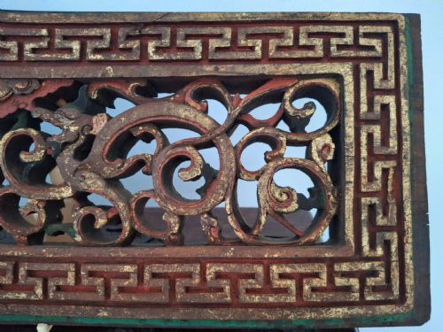 CHINESE CARVED WOODEN PANELS PLAQUES 12 NO CIRCA 1880 - ADDITIONAL PHOTO 4