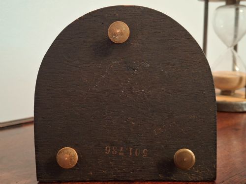 EXTREMELY RARE EBONISED METRONOME COQUILLE SHELL CIRCA 1910 - ADDITIONAL PHOTO 12