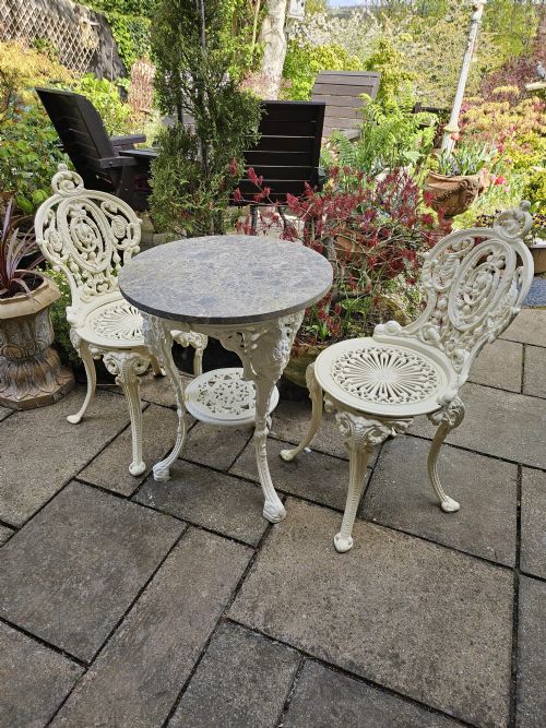 Heavy Cast-iron Garden Table and Chairs