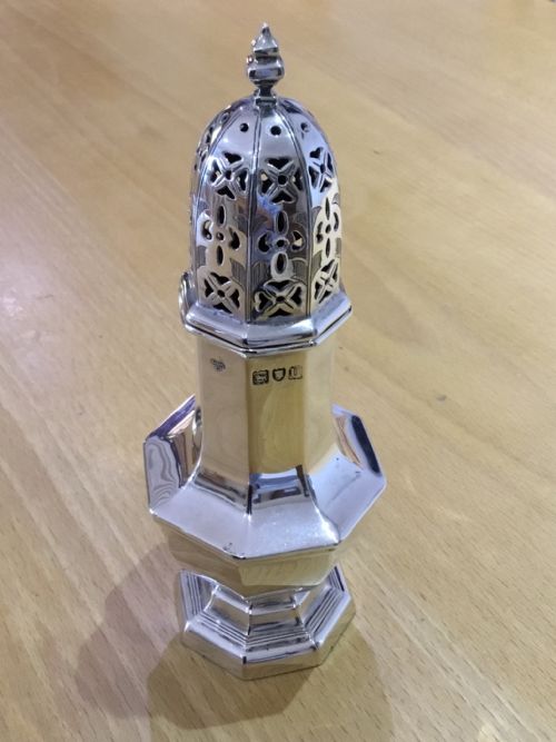 Fine Quality London Silver Sugar Caster