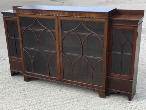Dwarf Breakfront Bookcase