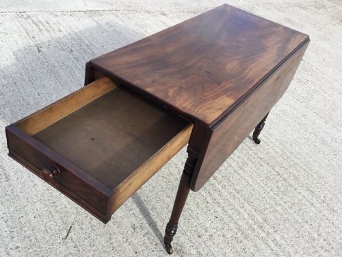 fig 1. Mahogany Pembroke Tea Table