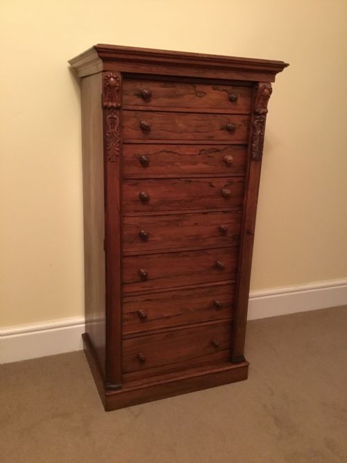 Victorian Rosewood Wellington Chest
