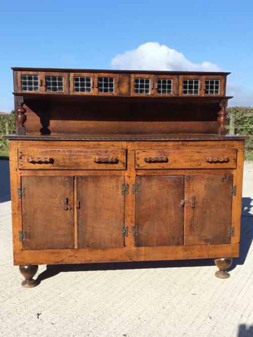 Interesting Oak Sideboard