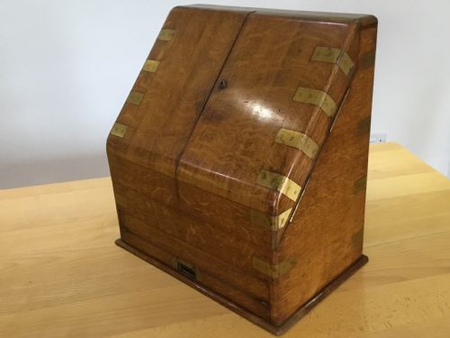 fig 1. Top Quality Campaign Correspondence Cabinet by Parkins & Gotto, London