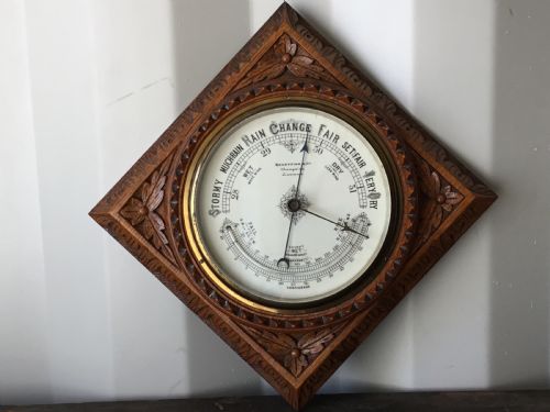 Superb, Benetfink & Co, Carved Oak Barometer