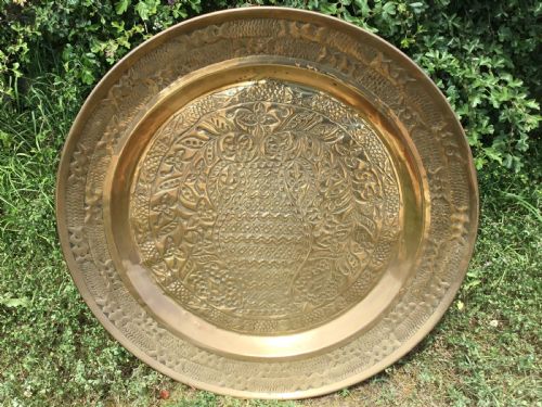 Very Large Brass Tray/plaque