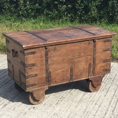 COLONIAL STRONG BOX MID 19TH CENTURY - ADDITIONAL PHOTO 7