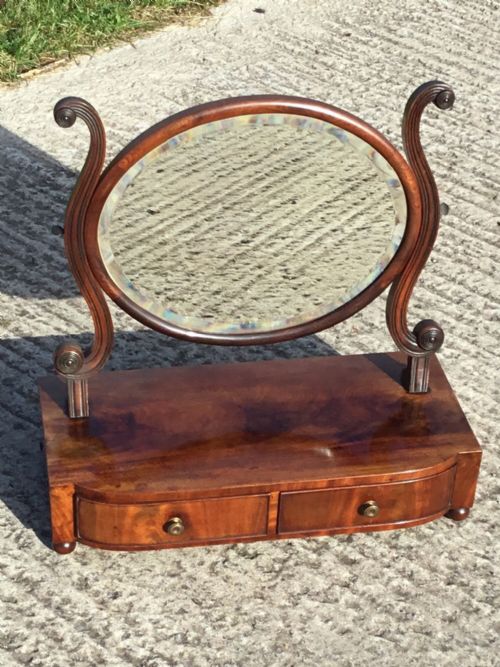 Late Regency Tilting Dressing Mirror