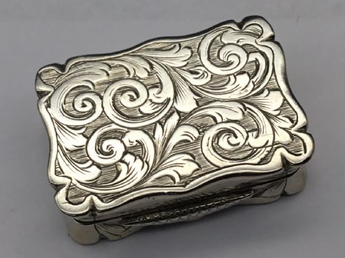fig 1. Silver Vinaigrette by Edward Smith