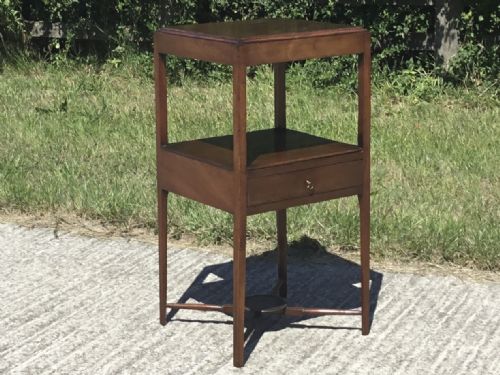 Late Georgian Mahogany Night Stand