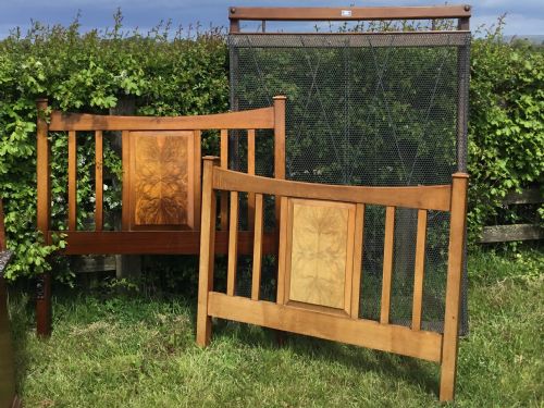 Victorian Walnut Double Bedstead