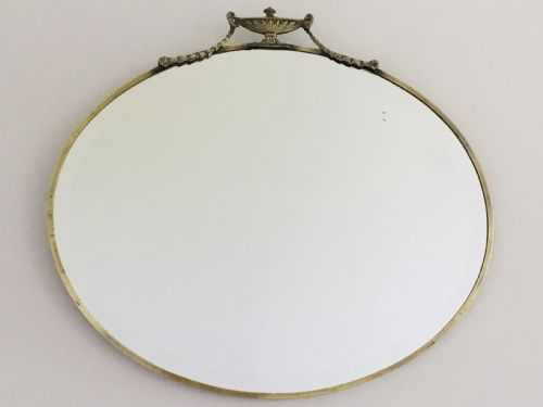 Striking Oval Framed Mirror