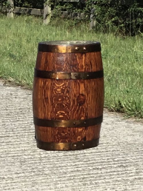 Oak Barrel Umbrella/stick Stand