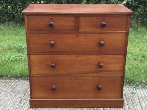 Smart Victorian Mahogany Chest of Drawers