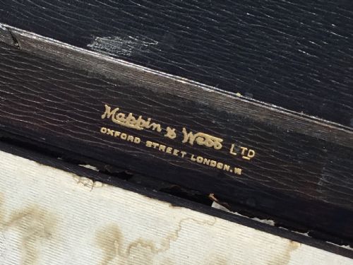 MAHOGANY FOLDING COACHING TABLE FOR RESTORATION - ADDITIONAL PHOTO 5