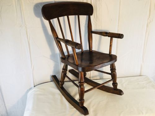 19th Century Childs Rocking Chair