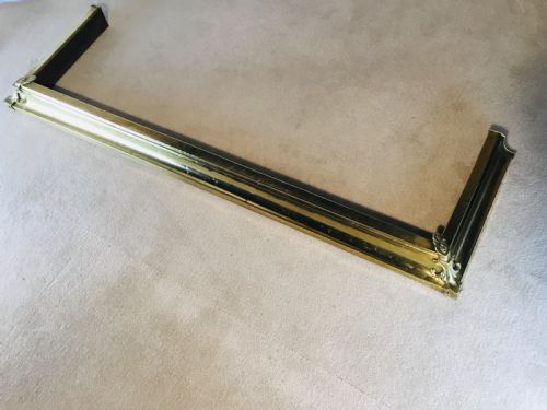 Brass Hearth Kerb, Art Noveau Features
