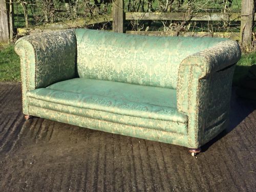 Victorian Chesterfield Settee for Restoration