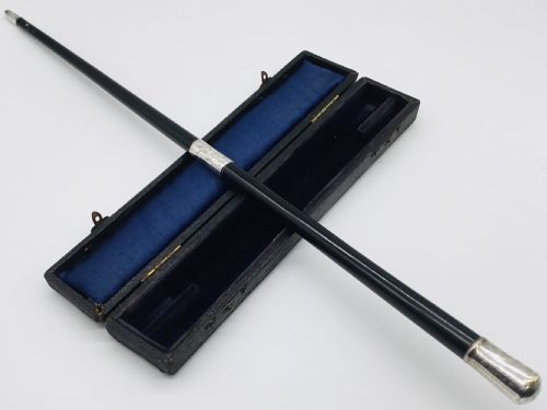 Cased Presentation Ebony Conductors Baton 1926