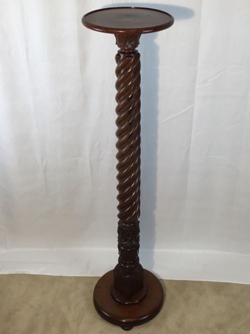 Victorian Mahogany Torchiere