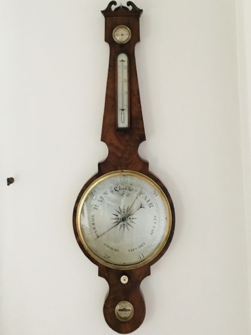 Exquisite 12inch Dial Barometer, Early Victorian