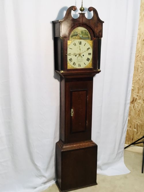 Somerset Country Longcase Clock by W Preddy, 1830.