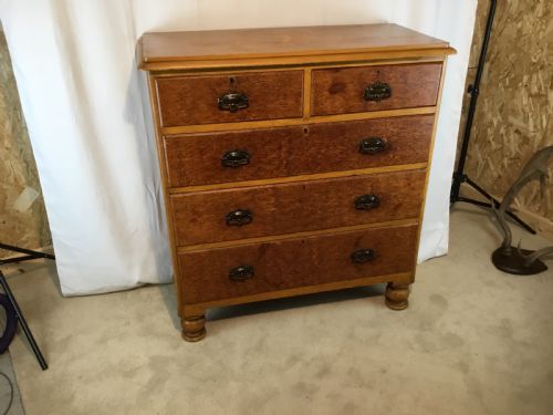 fig 1. Victorian Painted Pine Chest of Drawers